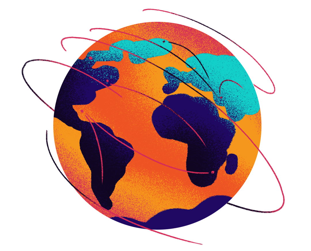 Globe illustration